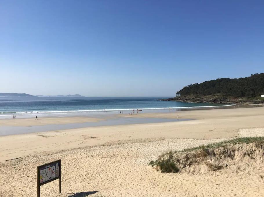 Precioso Apartamento Con Terraza Y Piscina En Portonovo-Sanxenxo Exterior foto